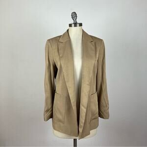 Mariella Rosati Tan Fitted Blazer Jacket